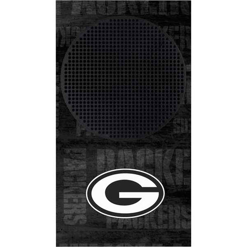 NFL Green Bay Packers Black & White Xbox Series S Console Skin